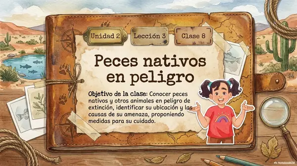 Clase 8 Leccion 3 Unidad 2 "Peces Nativos en Peligro" 2° Básico