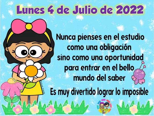 Cartelitos del 4 al 8 de Julio 