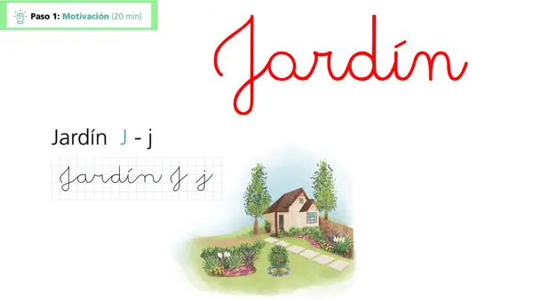 Lección 15 Jardín Parte 2 Mayúsculas Método Matte