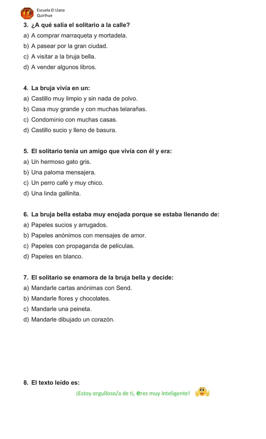 Prueba La bruja bella y el solitario