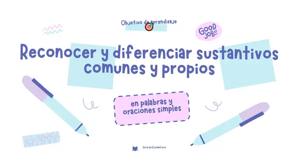 Sustantivos comunes y propios