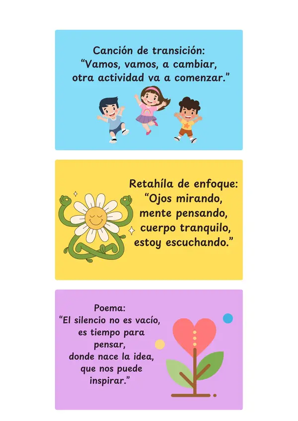 Pack de Gestión Emocional en el aula: " Pausas,  Actividades para la Calma y Bienvenida"