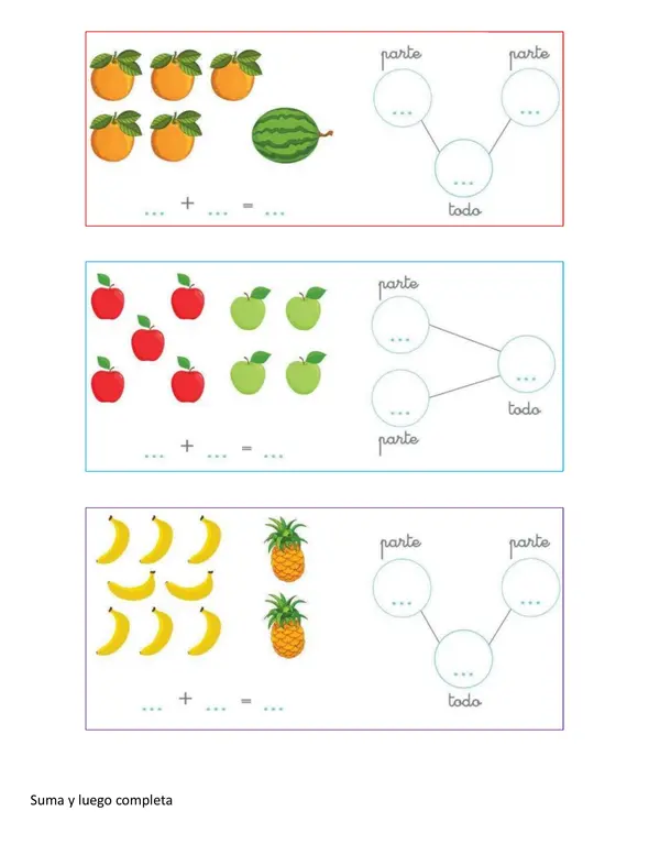Guías de trabajo de matemática Primero básico 