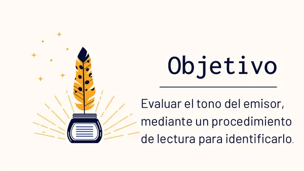Habilidad: Evaluar el tono del emisor