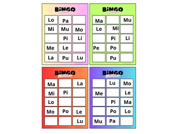 Bingo silàbico 