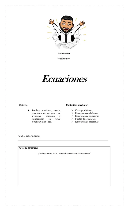 OA 15.- Cuadernillo ecuaciones 