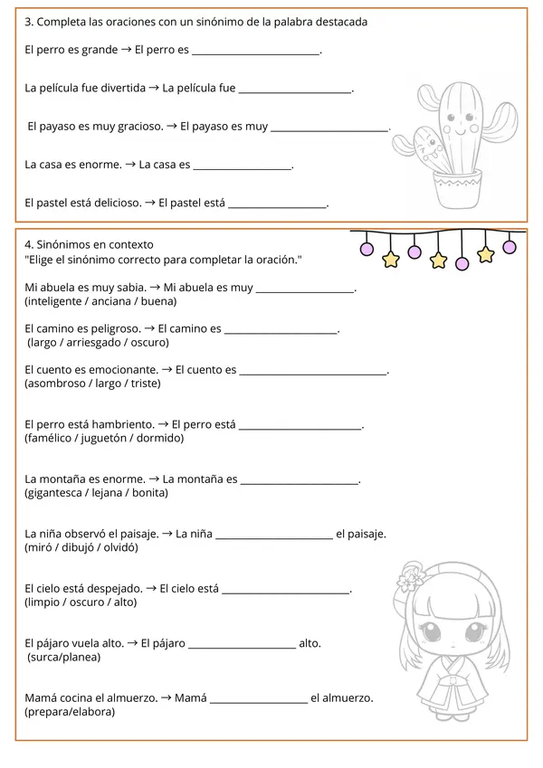 Sinónimos y antónimos, Lenguaje y Comunicación