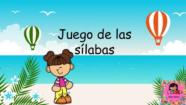 Juego de silabas | profe.social