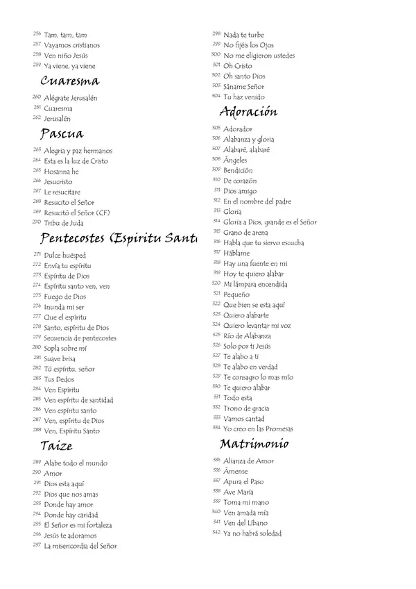 Cancionero católico 