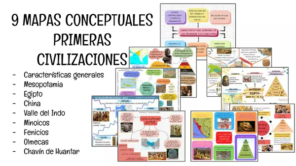 Mapas Conceptuales - Primeras Civilizaciones