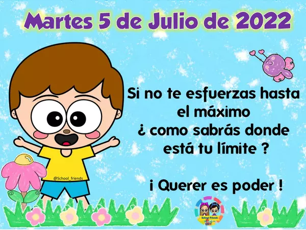 Cartelitos del 4 al 8 de Julio 