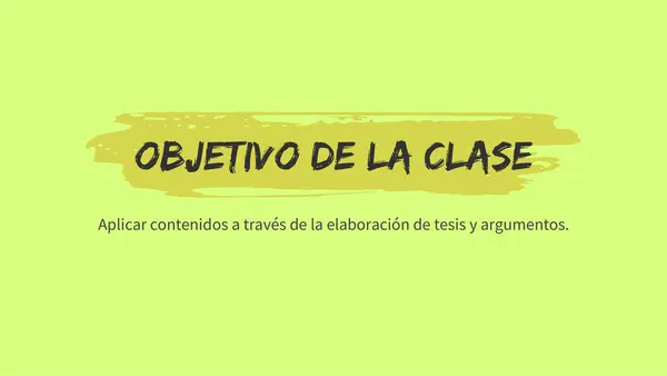 ACTIVIDAD ELABORAR TESIS Y ARGUMENTOS