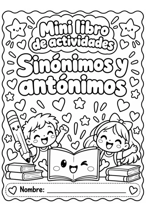 Cuadernillo de sinónimos y antónimos