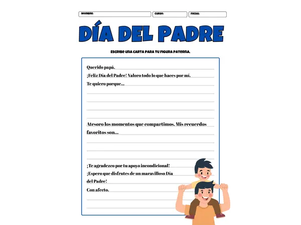 Cartas día del padre