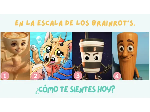Escala de emociones. BRAINROTS