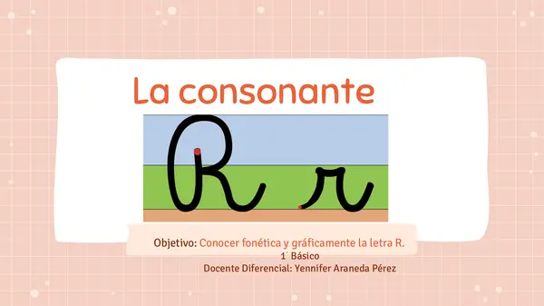 CONSONANTE R