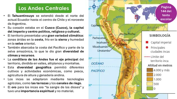 El Imperio Inca y su geografía