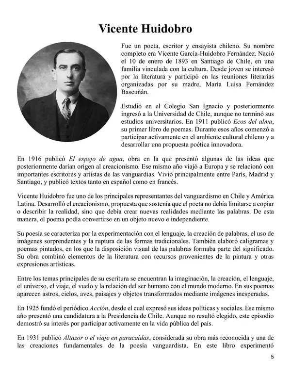 Poetas chilenos