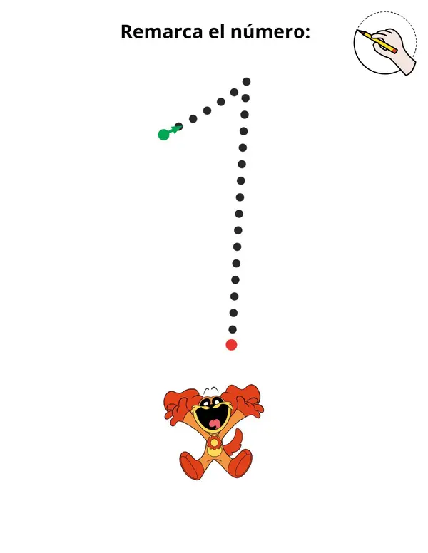 Cuadernillo de Actividades de Poppy Play Time - Números
