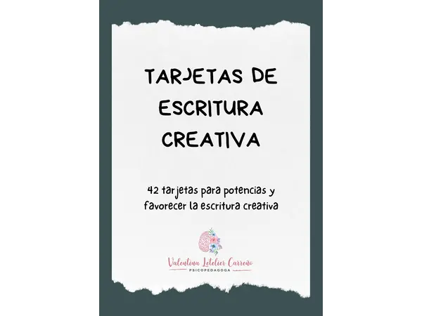Tarjetas de escritura creativa