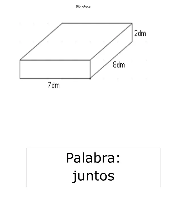 búsqueda del tesoro 6° matemática Volumen de cubos y paralelepípedos