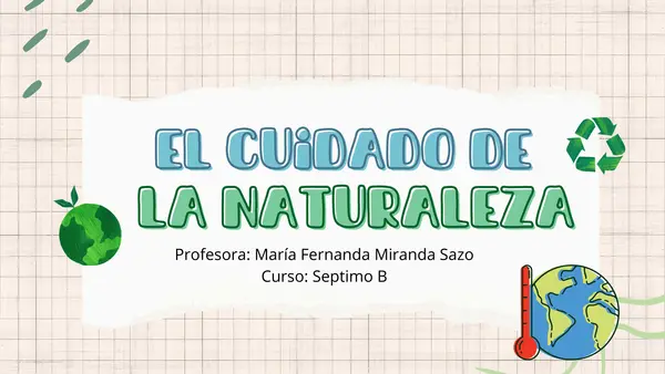 Presentacion en Canva : Cuidemos el medio ambiente