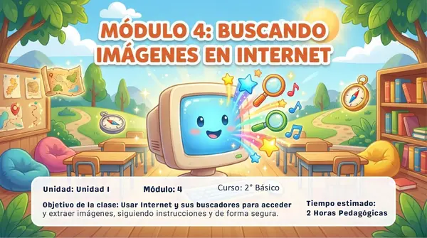 Módulo 4 Unidad 1 "BUSCANDO IMÁGENES EN INTERNET" 2° Básico
