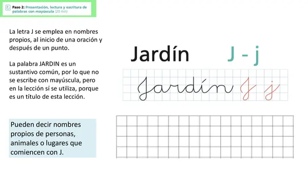 Lección 15 Jardín Parte 2 Mayúsculas Método Matte