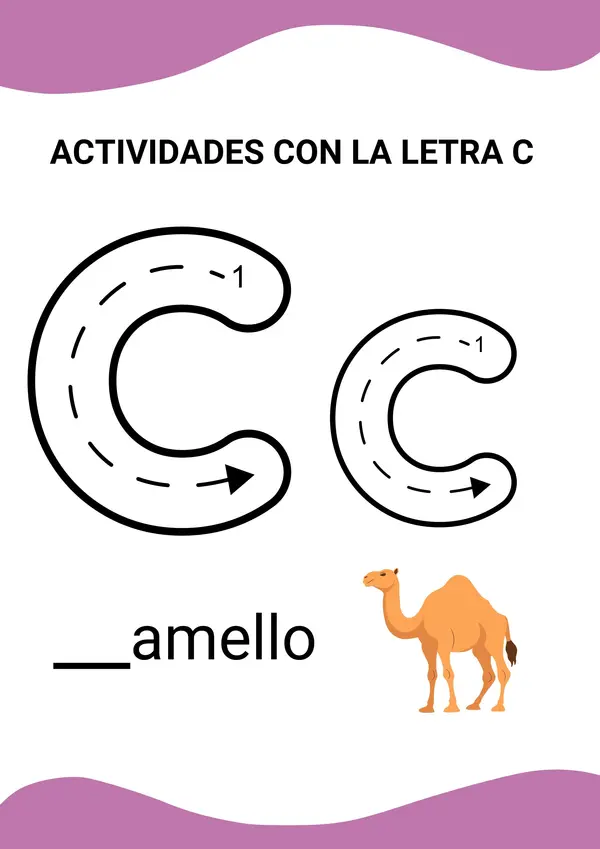 Cuadernillo de lectoescritura – Letra C