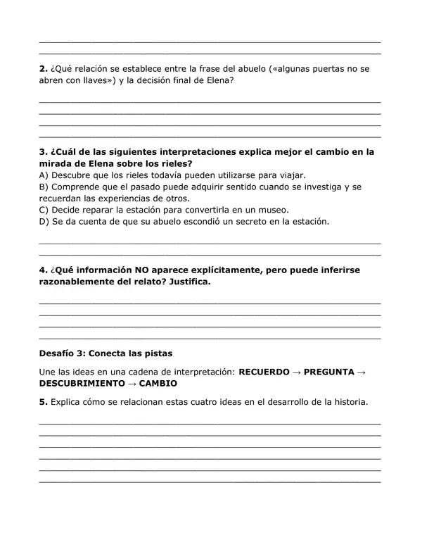 comprensión lectora 2°medio