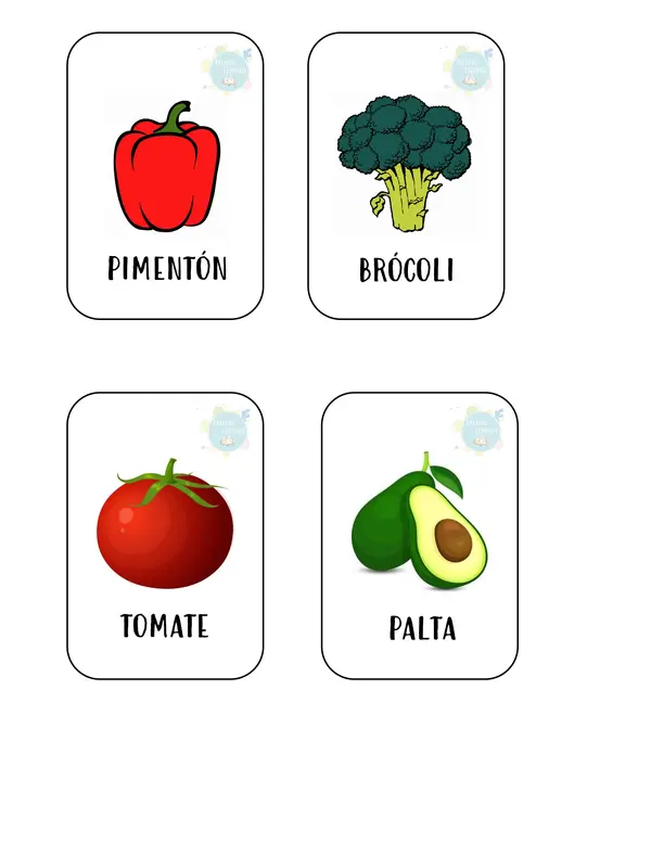 Memorice verduras