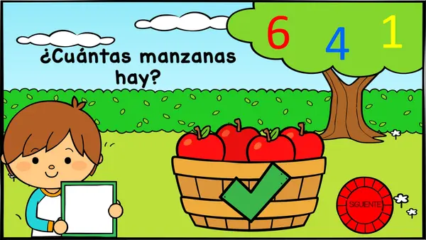 CUENTA LAS MANZANAS