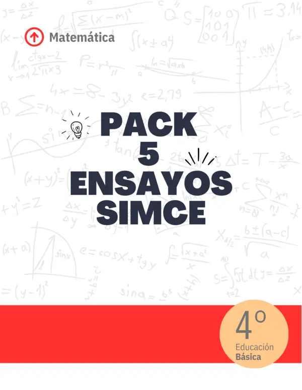 Pack 5 ensayos SIMCE Matemática