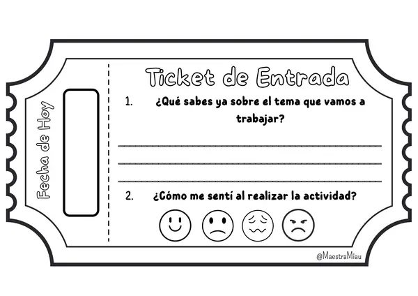 "Ticket de Entrada"