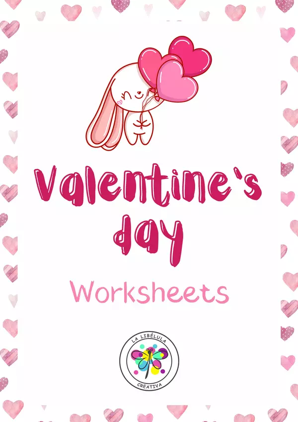 Valentine´s Day Worksheets February Full Color Love