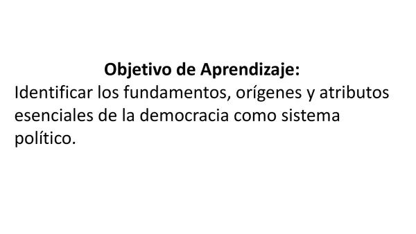 Clase N°1 Ed Ciudadana 3°M ¿Qué es la democracia?