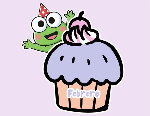 Panel de Cumpleaños Keroppi para Aula – Mural Imprimible en Tamaño Póster