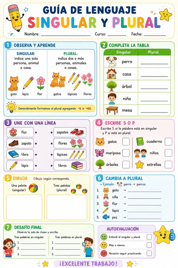 singular y plural