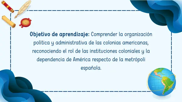 5° Organización en la época colonial (EDITABLE)