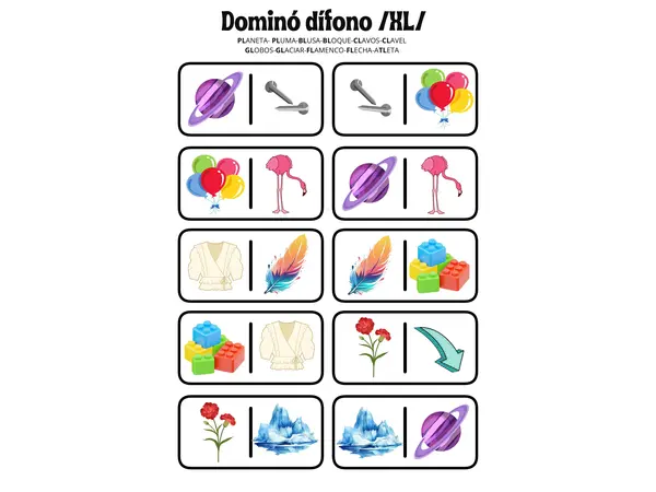 Dominó de difonos XL