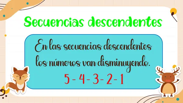 Secuencias descendentes