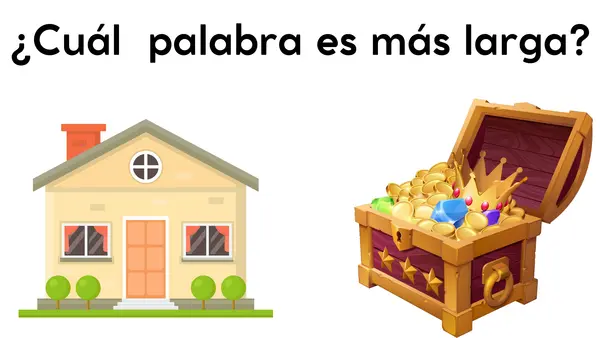Palabras largas y cortas nivel inicial