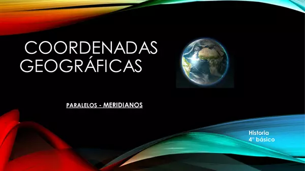 Coordenadas geográficas Paralelos y Meridianos