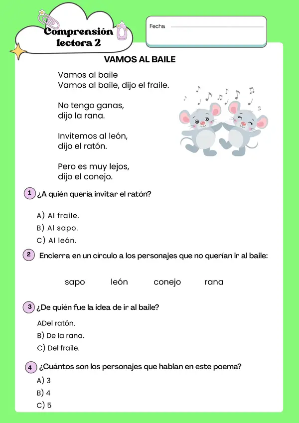 Lecturas tipo simce 2°