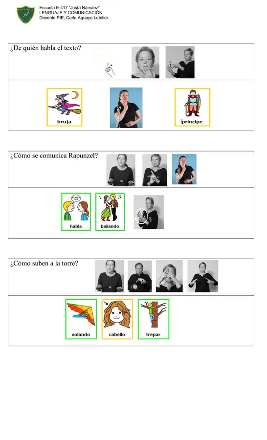 Evaluación de "RAPUNZEL SORDA"