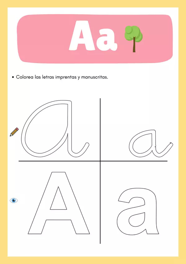 Plantillas para pintar el abecedario 