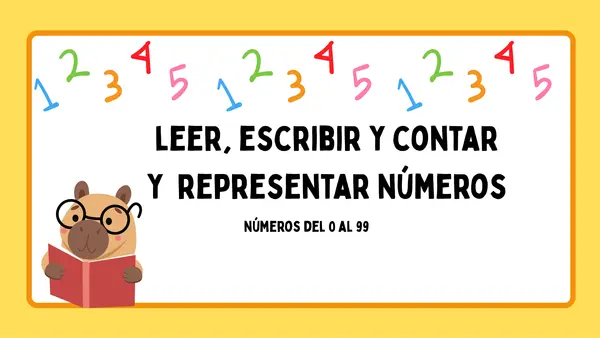 Leer, escribir, contar y representar números hasta 99 (repaso)