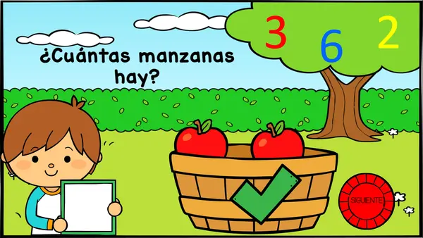 CUENTA LAS MANZANAS