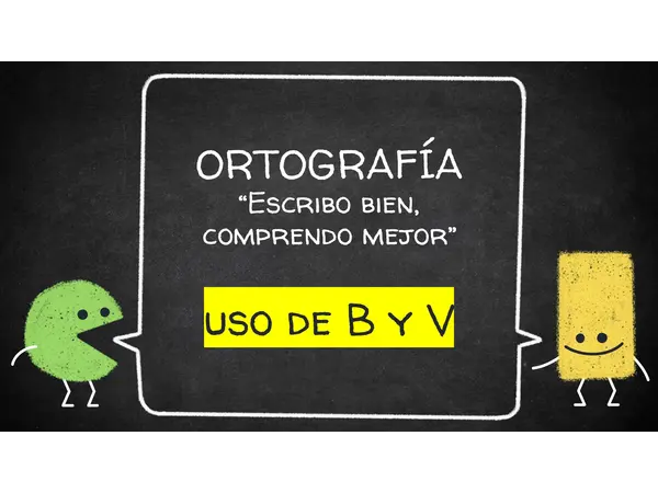 Uso de B y V