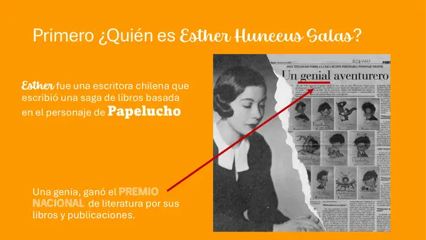 Papelucho - Preparación de la lectura con Germán. 